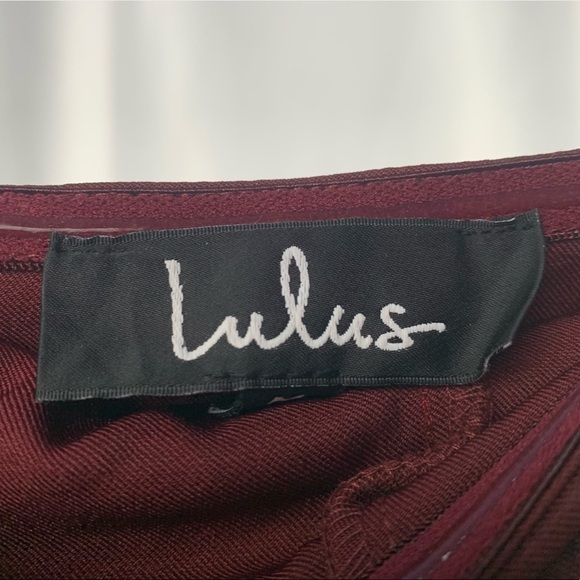 NWT Lulus Kiani Strapless Bodycon Dress in Burgundy Size Medium - Picture 4 of 9